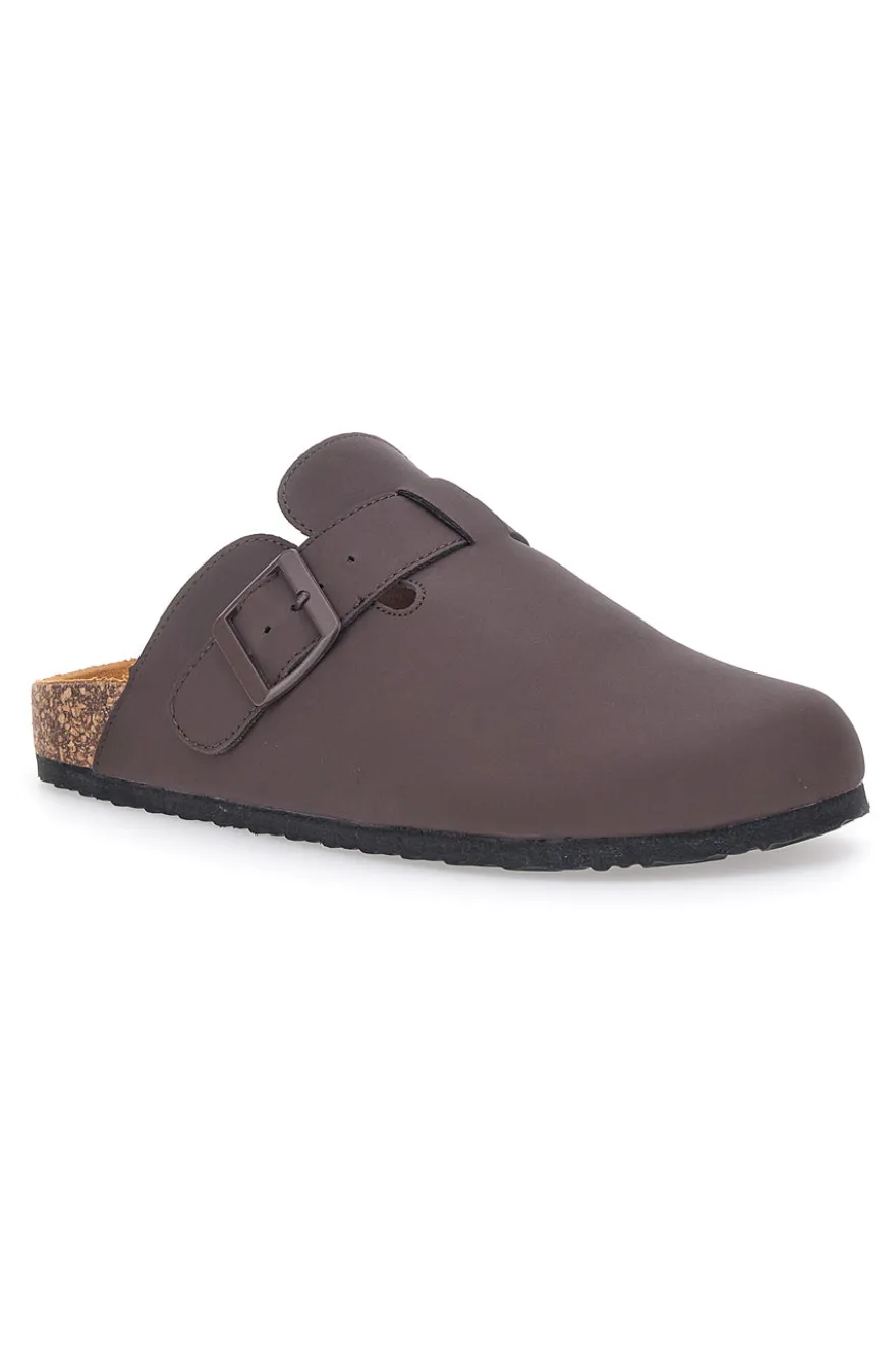 Clogs Marroni con Fibbia Sweet Years 8384