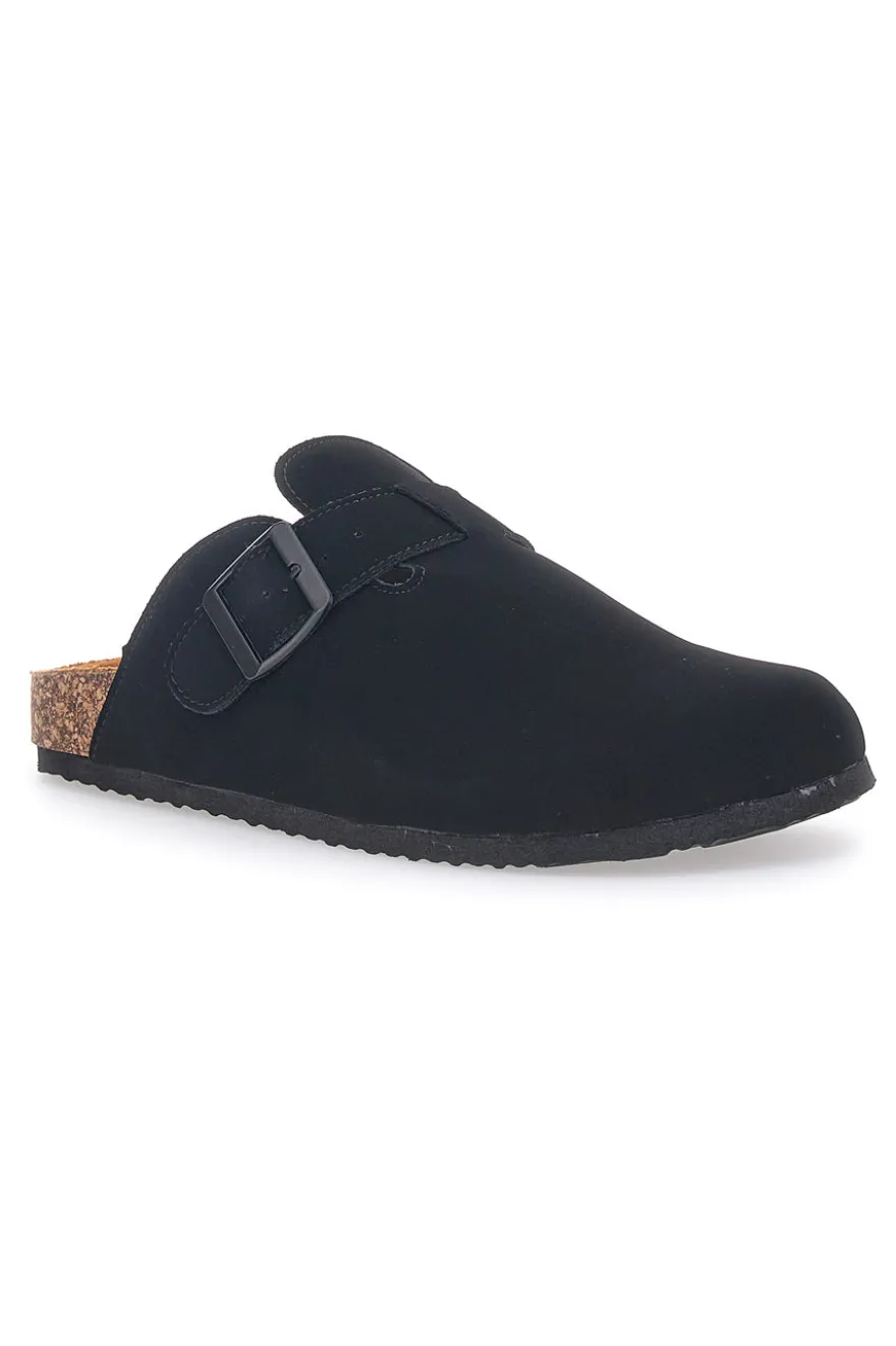 Clogs Neri con Fibbia Sweet Years 8384
