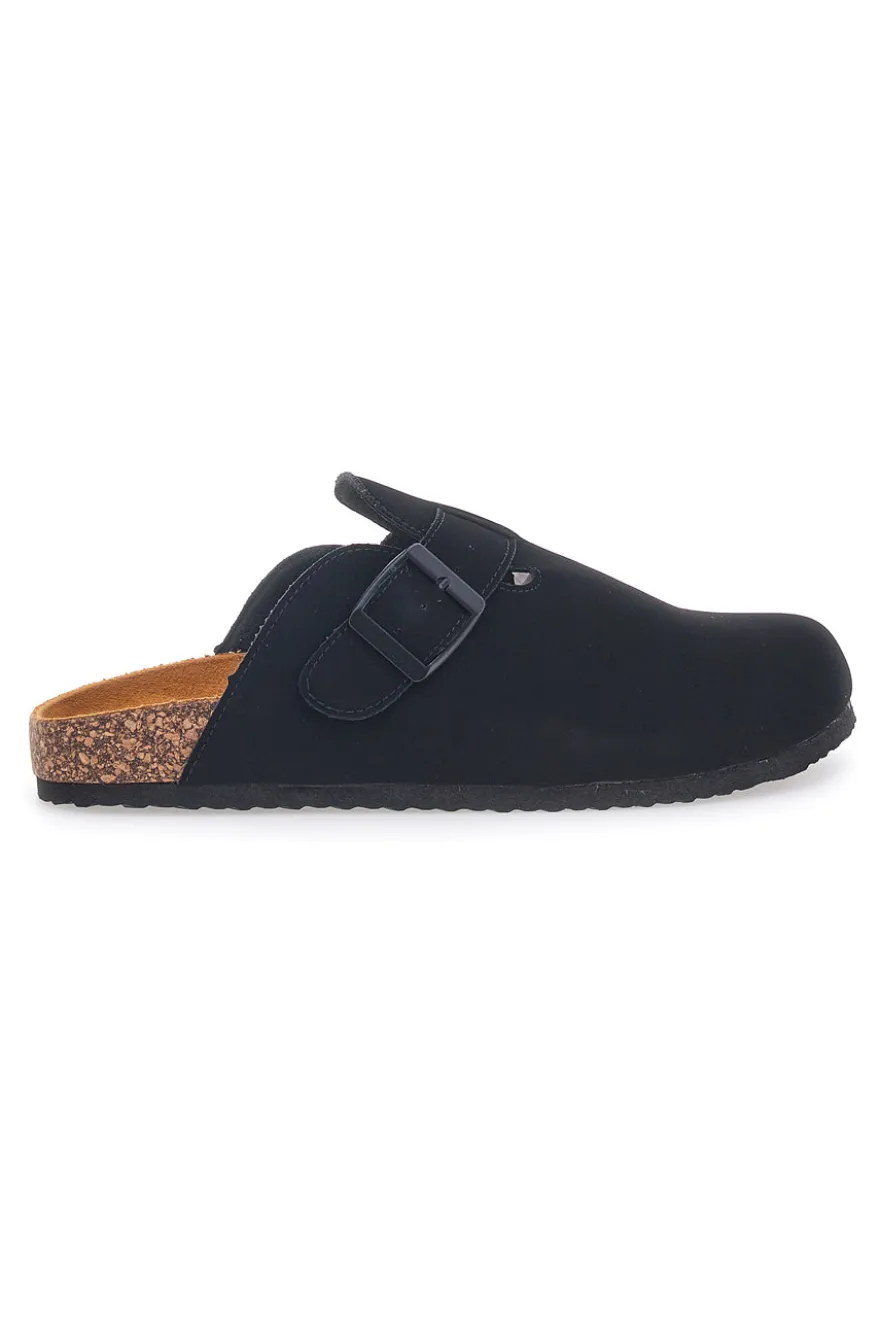Clogs Neri con Fibbia Sweet Years 8384