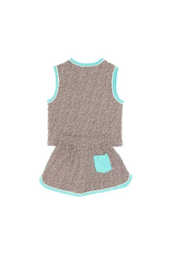 Completo Beige Con Fantasia Animalier Pitt Kids PT-K-SE-7001