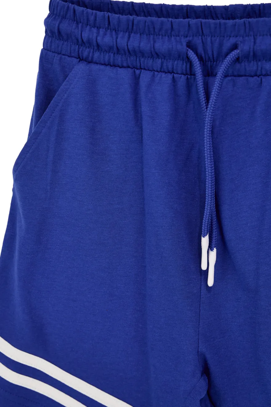Completo t-shirt + pantaloni blu e bianco Pitt kids Pt-b-t-9049