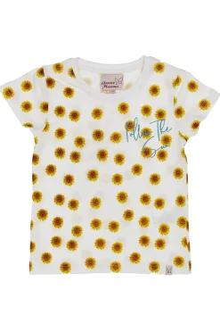 Completo T-shirt e Pantaloncini Grazie Mamma 03049 Bianco e Blu