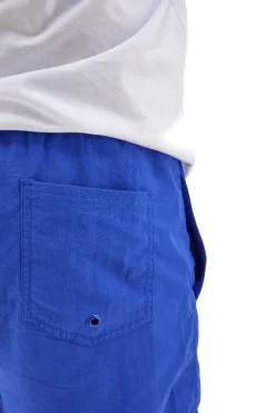 Costume Boxer Mare Blu da Uomo Con Tasche Aqu77 003