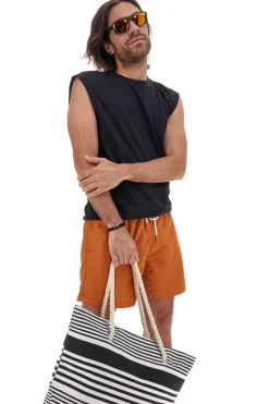 Costume Boxer Mare Terra da Uomo Con Tasche Aqu77 002