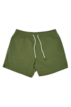 Costume Boxer Mare Verde da Uomo Con Tasche Aqu77 001