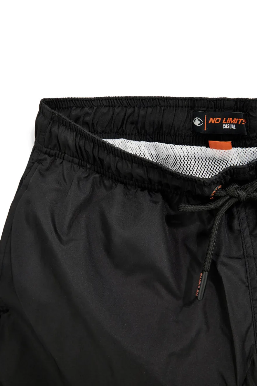 Costume da bagno nero con tasche laterali e tasca posteriore No limits MASS001S25