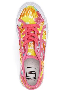 Coveri California Canvas Sneakers Fuxia