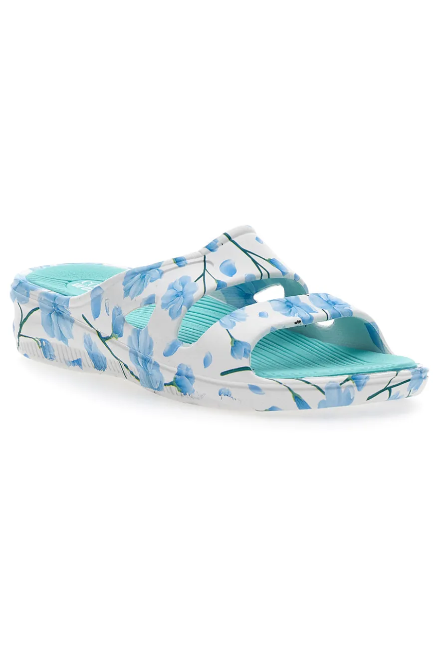 Coveri Worls 36 Blaue Gummipantoffeln
