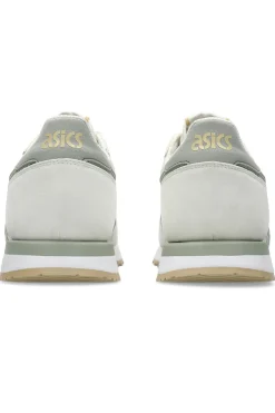 Cremefarbene und grüne Sneakers mit Ortholite-Einlegesohle ASICS Tiger Runner II