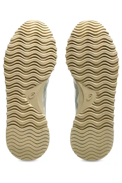 Cremefarbene und grüne Sneakers mit Ortholite-Einlegesohle ASICS Tiger Runner II
