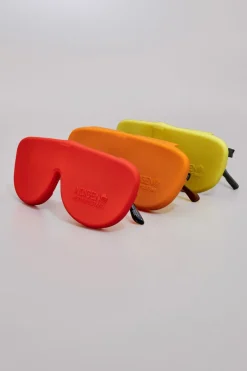 Custodia Salva Occhiali arancione in silicone pieghevole Indigeno Metropolitano Glasses Holder 5