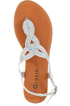 Danke Jewel Sandalen 5008 Silber