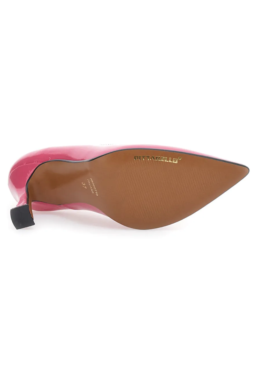 Décolleté A Punta Fucsia in vernice Pittarello Couture 157