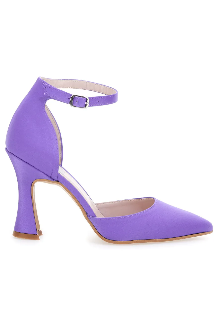 Décolleté a Punta Pittarello Love 704 Raso Glicine