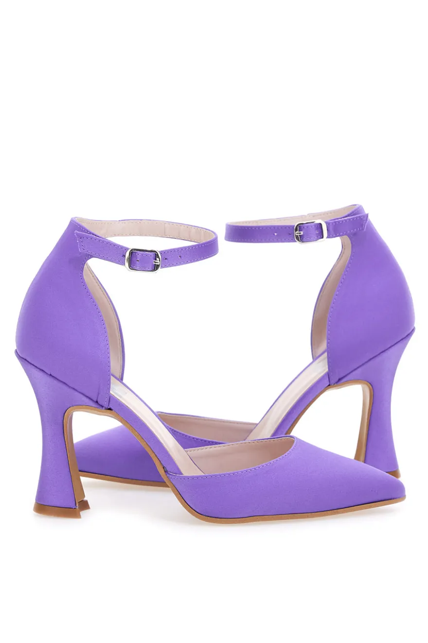 Décolleté a Punta Pittarello Love 704 Raso Glicine