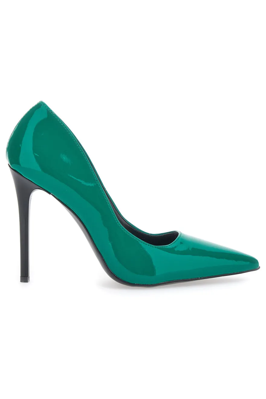 Décolleté a Punta Pittarello Elite 193 Green in vernice