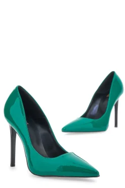 Décolleté a Punta Pittarello Elite 193 Green in vernice