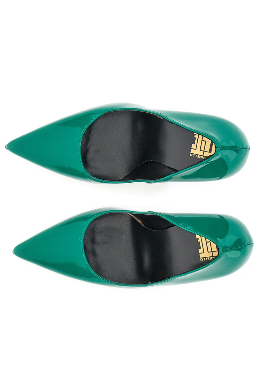 Décolleté a Punta Pittarello Elite 193 Green in vernice