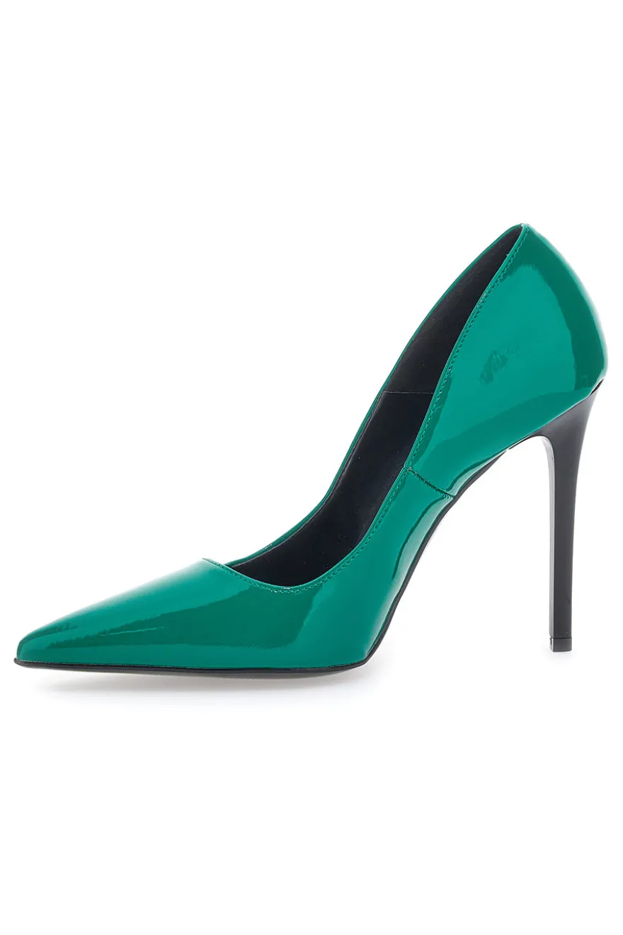 Décolleté a Punta Pittarello Elite 193 Green in vernice