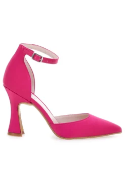 Décolleté a Punta Pittarello Love 704 Raso Fuxia
