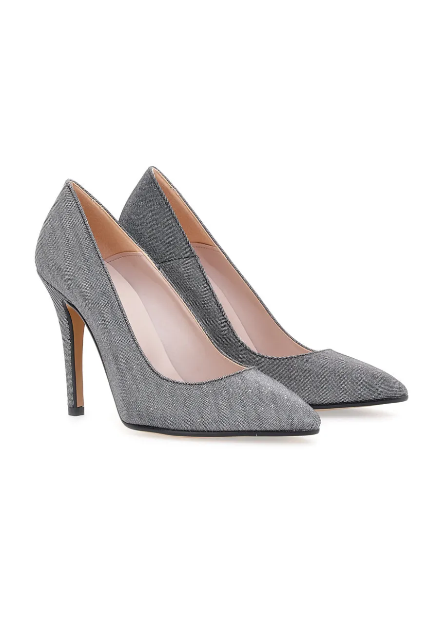 Dècolletè a stiletto nere con brillantini PITTARELLO ROMANTIC 2423