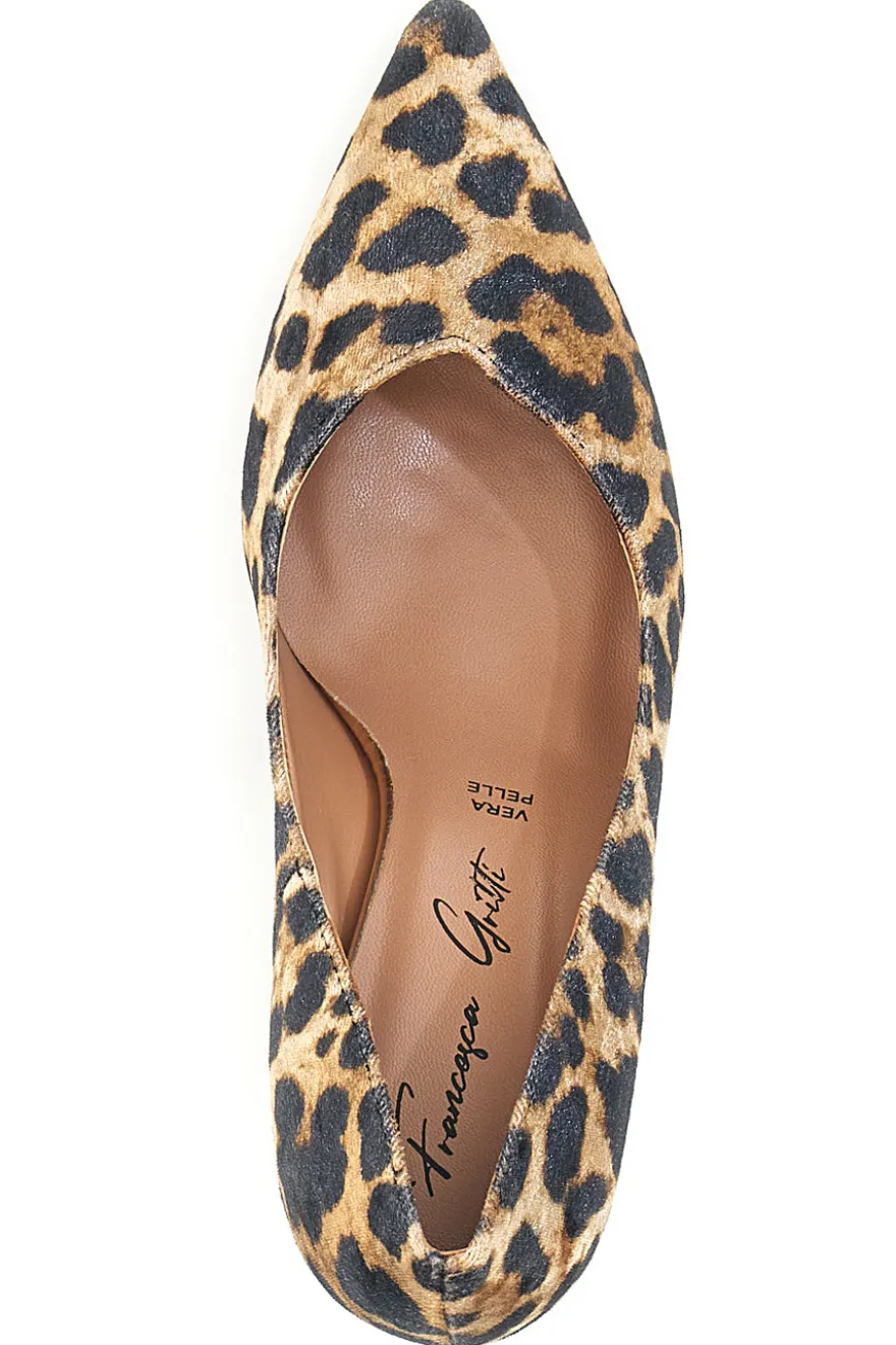 Décolleté animalier con tacco medio Francesca Gritti 3354