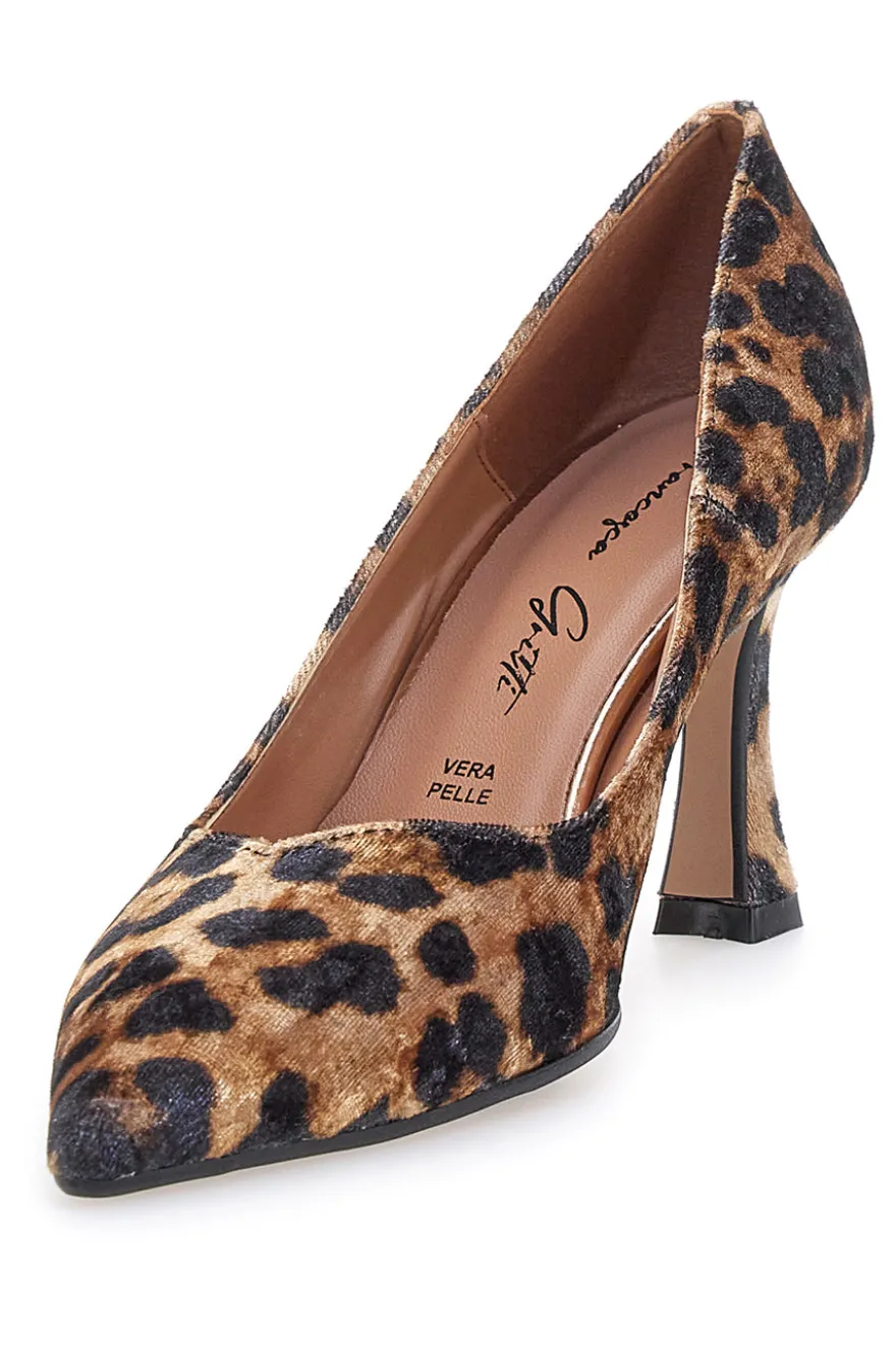 Décolleté animalier con tacco medio Francesca Gritti 3354
