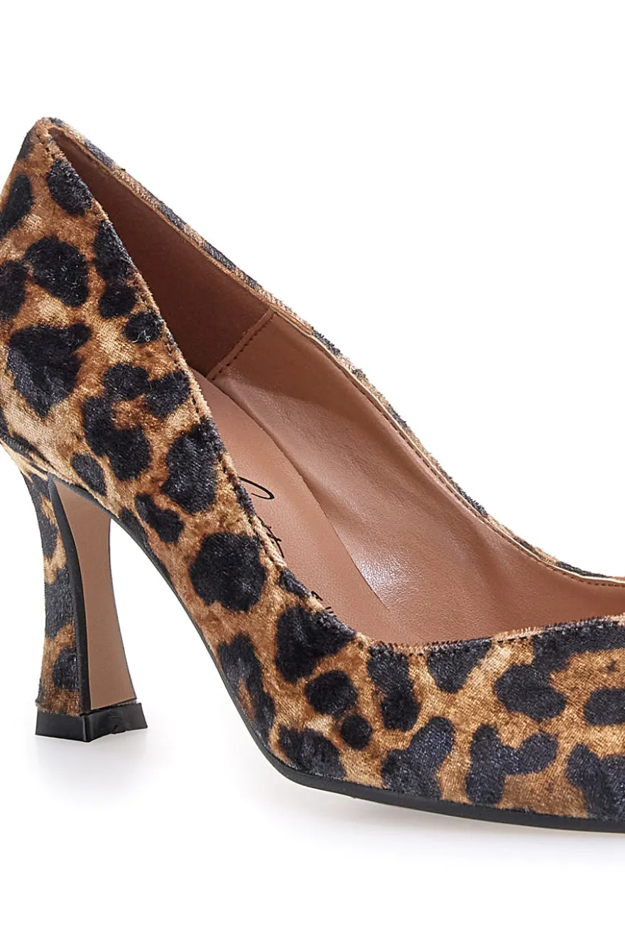 Décolleté animalier con tacco medio Francesca Gritti 3354