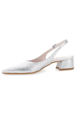 Décolleté Argento Slingback Effetto Brillantini PITTARELLO ROMANTIC 3123