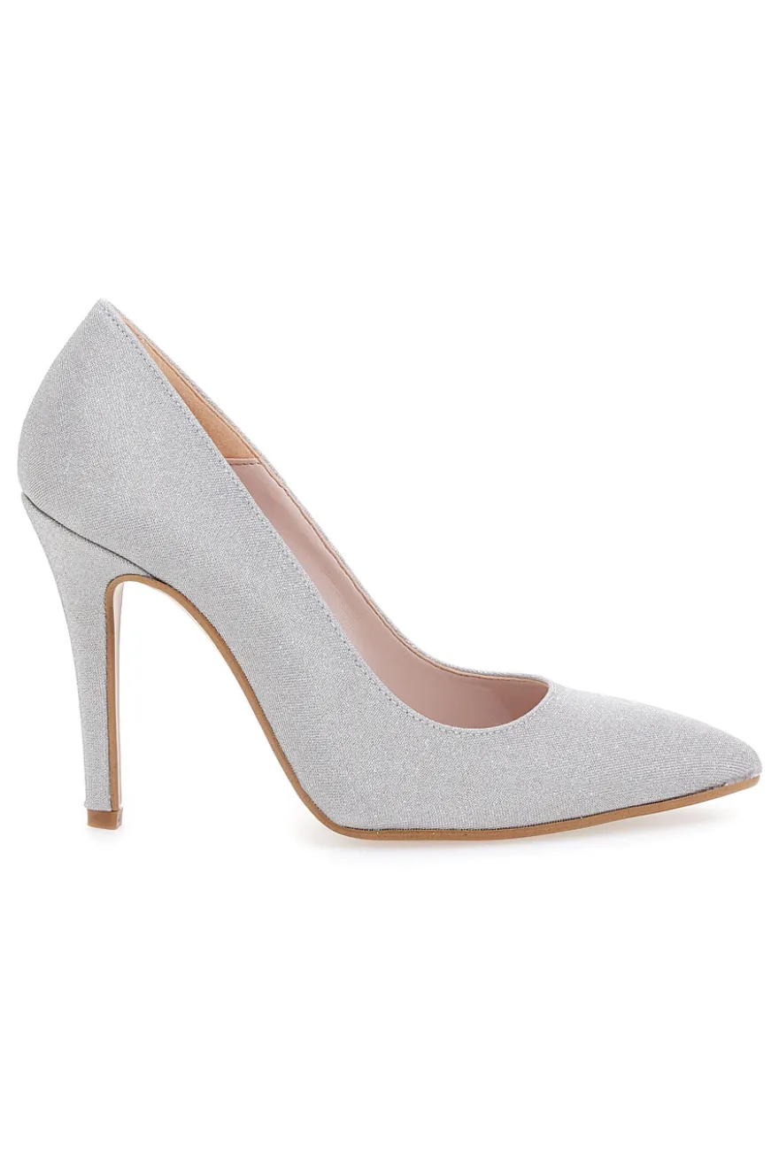 Décolleté Argento Tacco 10,5 Cm Pittarello Romantic 2423
