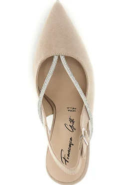 Décolleté beige con cinturino Francesca gritti 100