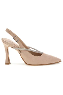 Décolleté beige con cinturino Francesca gritti 100
