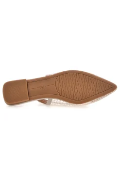 Décolleté beige con cinturino posteriore Le havre XQJ52012