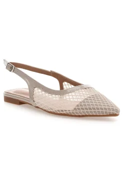 Décolleté beige con cinturino posteriore Le havre XQJ52012