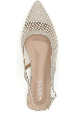 Décolleté beige con cinturino posteriore Le havre XQJ52012