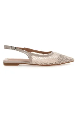 Décolleté beige con cinturino posteriore Le havre XQJ52012