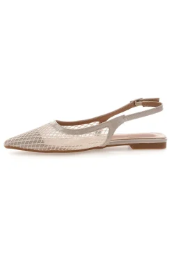 Décolleté beige con cinturino posteriore Le havre XQJ52012