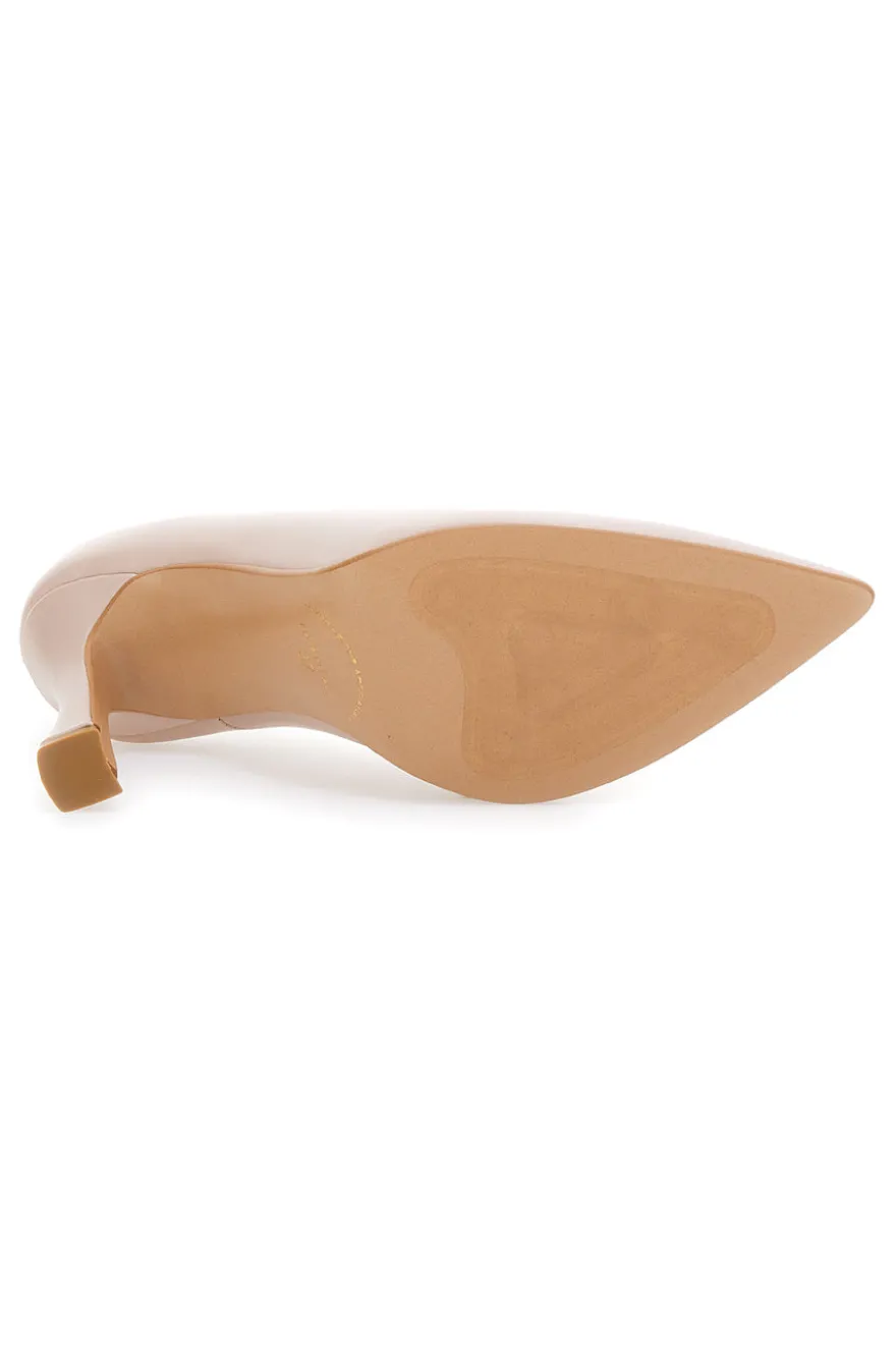 Décolleté beige con tacco Francesca Gritti 157