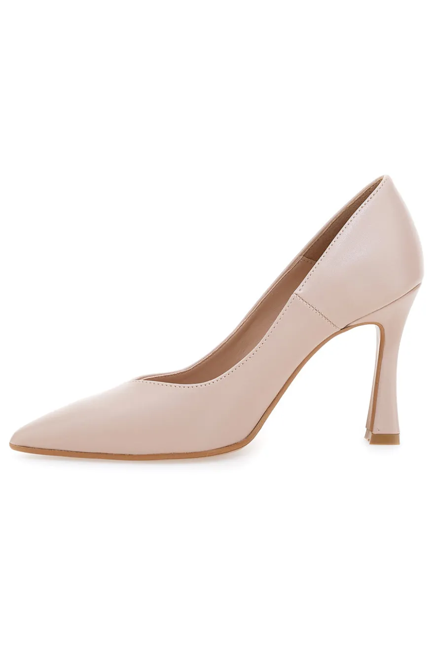 Décolleté beige con tacco Francesca Gritti 157