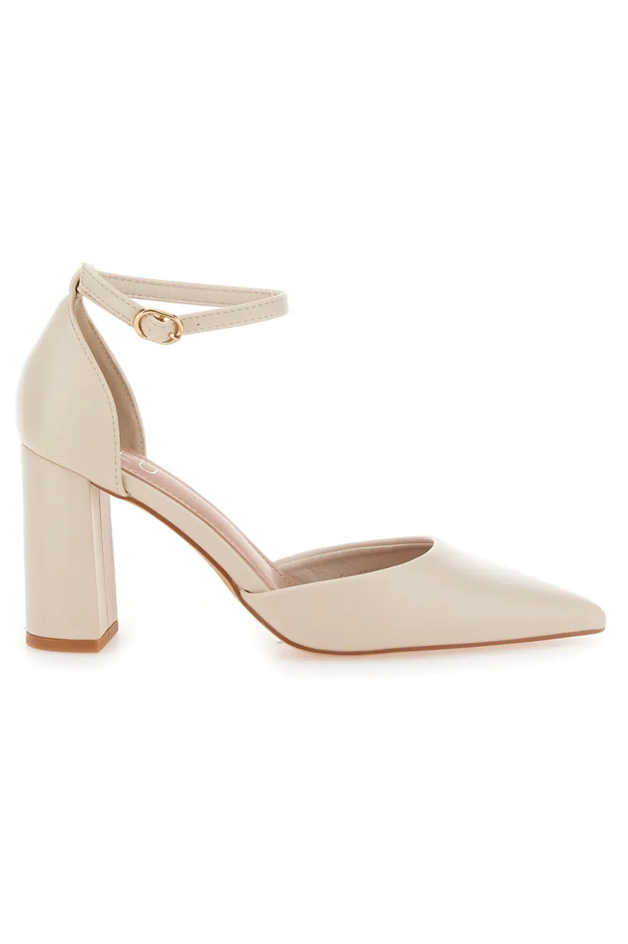 Décolleté Beige tacco alto Mon dieu DO19813