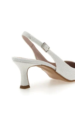 Décolleté Bianche Slingback Effetto Pizzo PITTARELLO ROMANTIC 2241