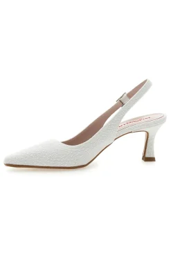 Décolleté Bianche Slingback Effetto Pizzo PITTARELLO ROMANTIC 2241