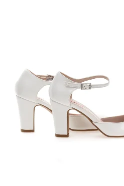 Décolleté Bianche Tacco 8 Cm Pittarello Romantic 2569