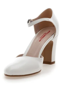 Décolleté Bianche Tacco 8 Cm Pittarello Romantic 2569
