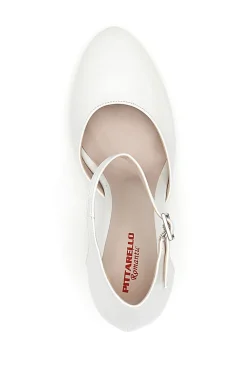 Décolleté Bianche Tacco 8 Cm Pittarello Romantic 2569