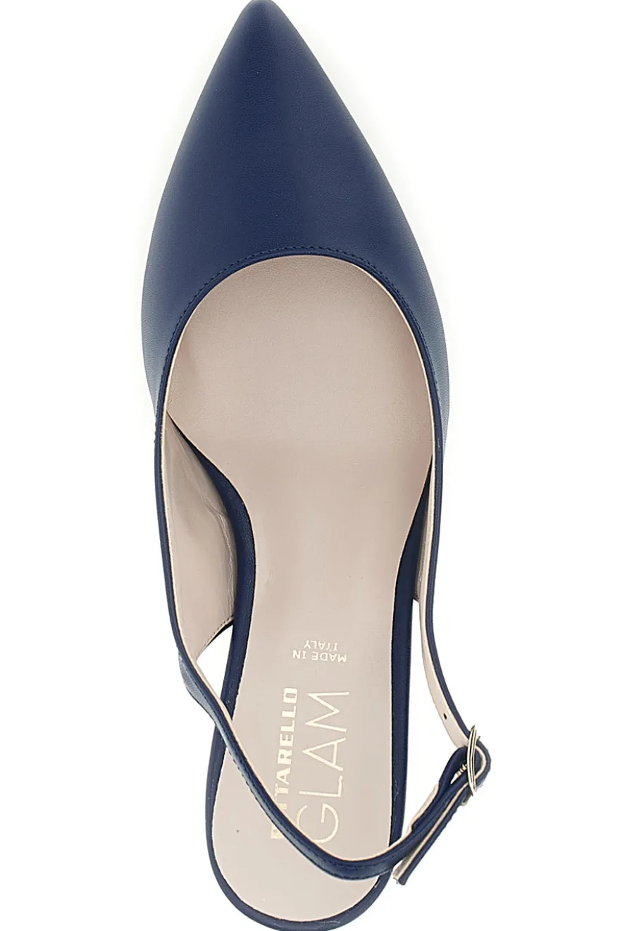Décolleté blu con cinturino Pittarello glam 3990