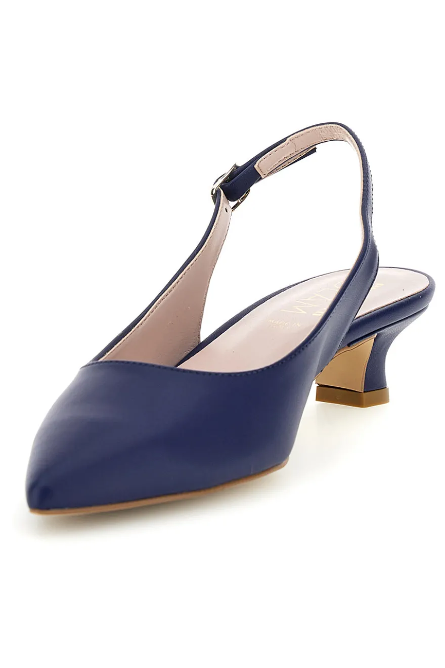 Décolleté blu con cinturino Pittarello glam 3990