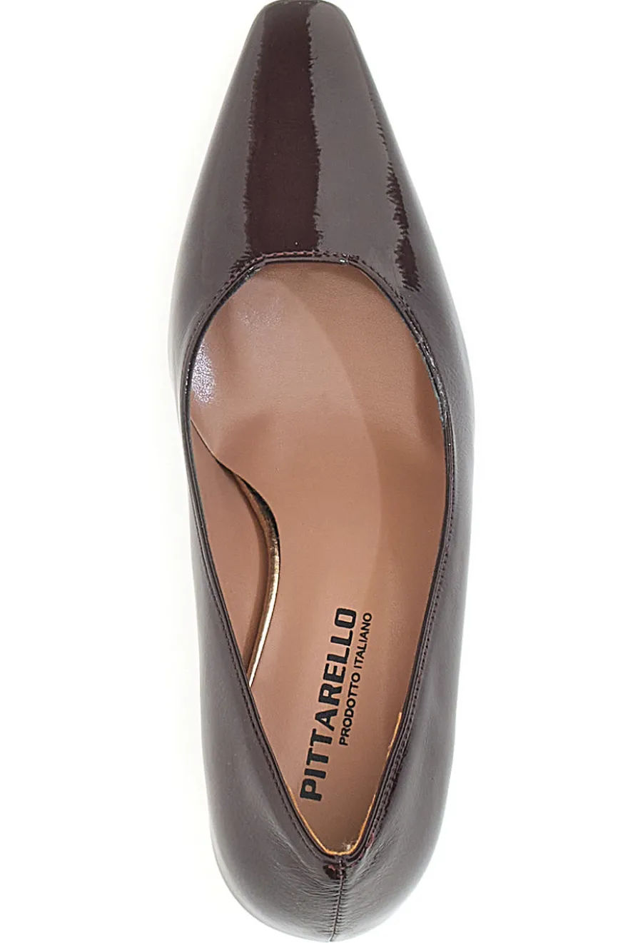 Décolleté Bordò in vernice Pittarello C703