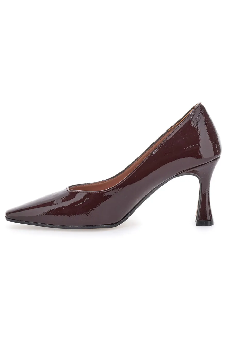 Décolleté Bordò in vernice Pittarello C703