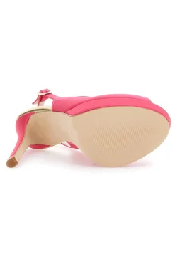 Décolleté con Punta Aperta Pittarello Glam 1164 Fuxia